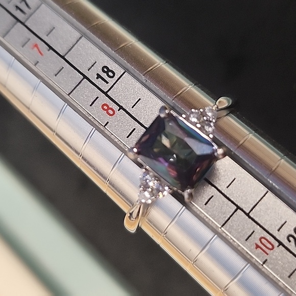 925 Mystic Topaz Ring NWOT - Picture 3 of 3